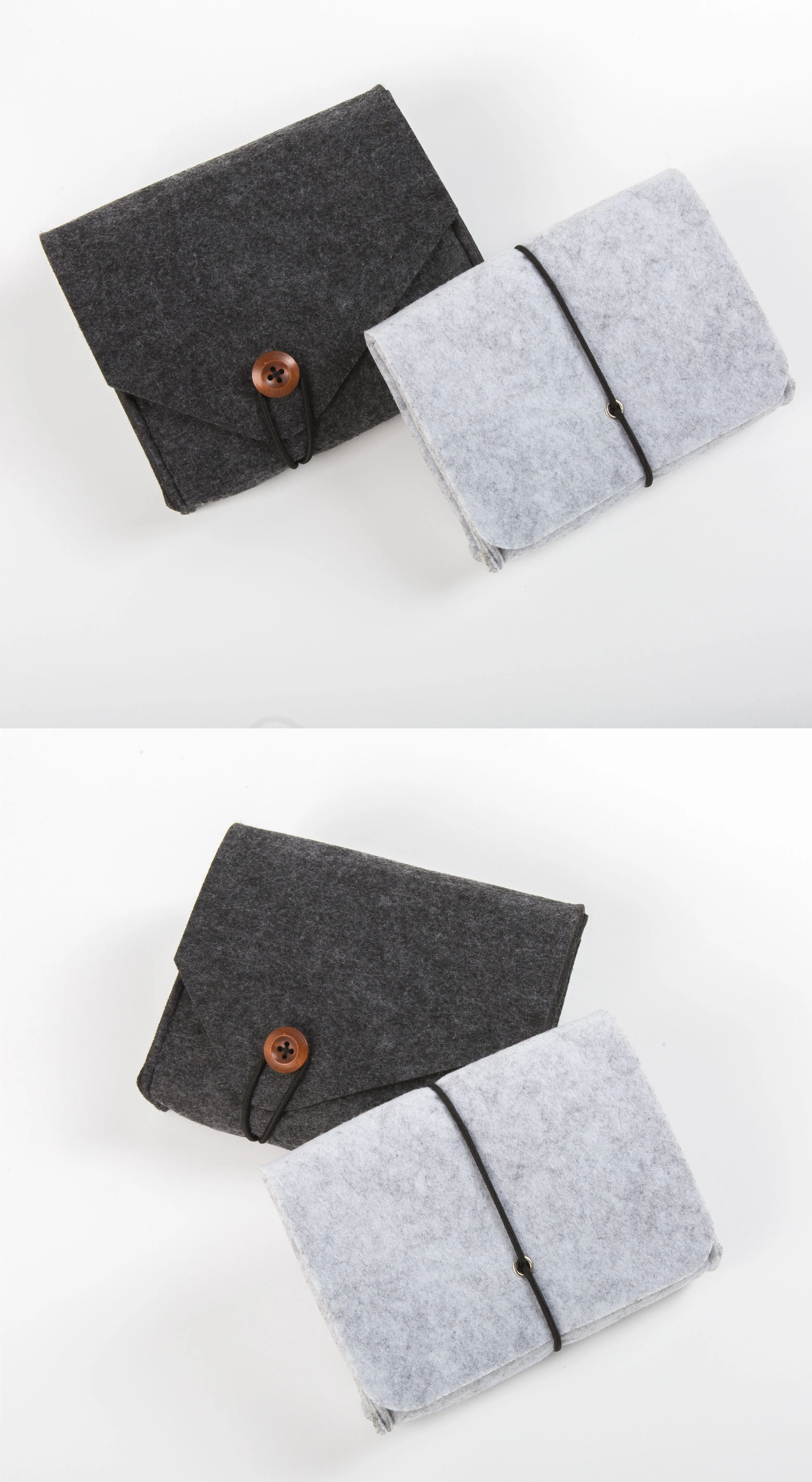 2022 factory hot sale used to organize the charger, data cable, hard disk felt, electronic accessory storage bag