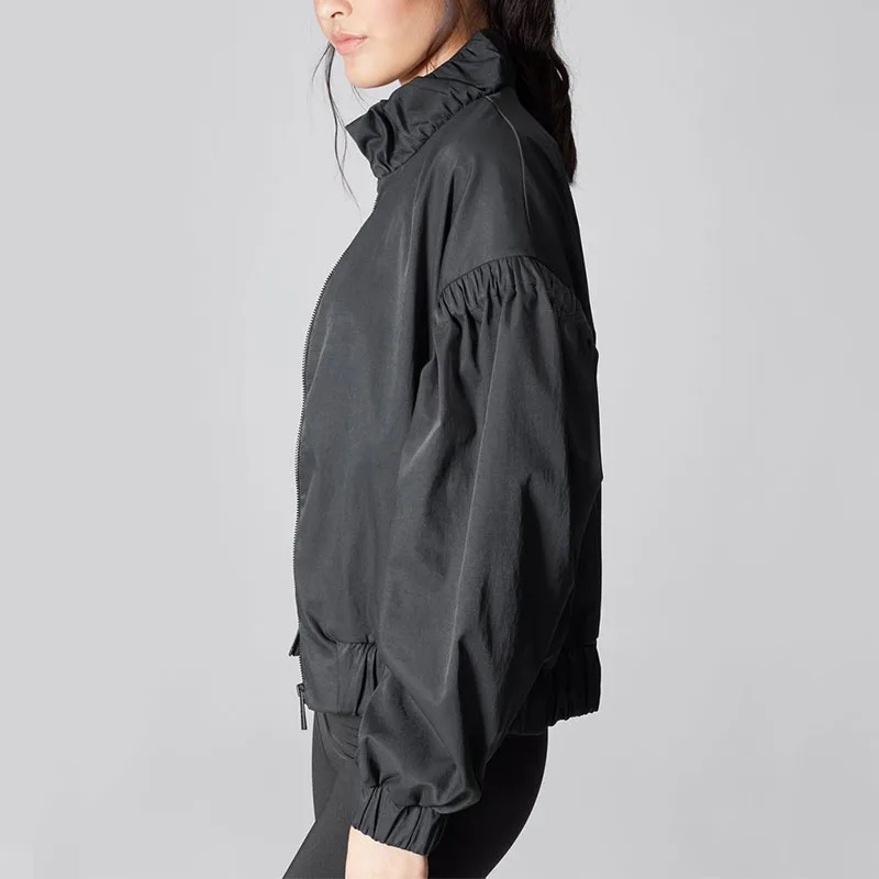  Куртка Chaquetas Женская с длинным рукавом уличная спортивная водонепроницаемая толстовка на молнии однотонная