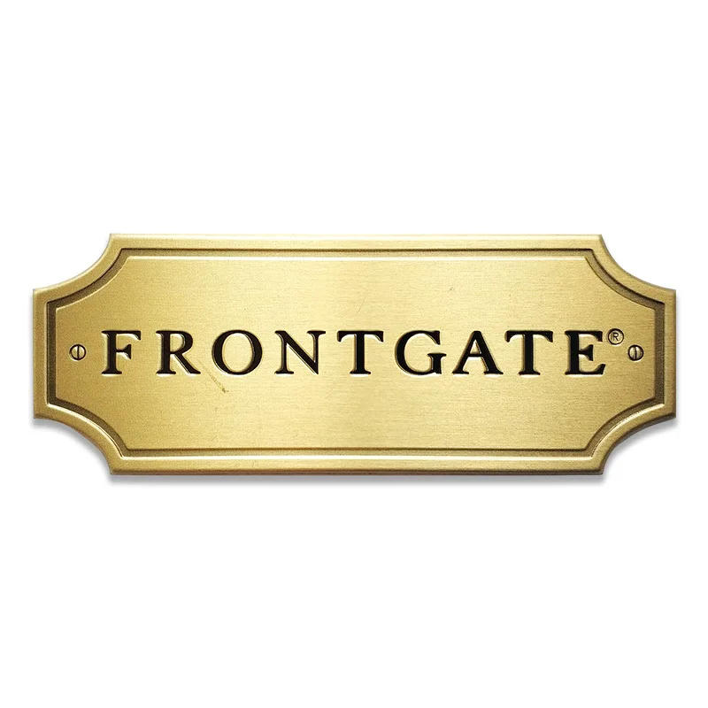 Wholesale custom stainless steel logo and aluminum corrosion nameplate or blank nameplate