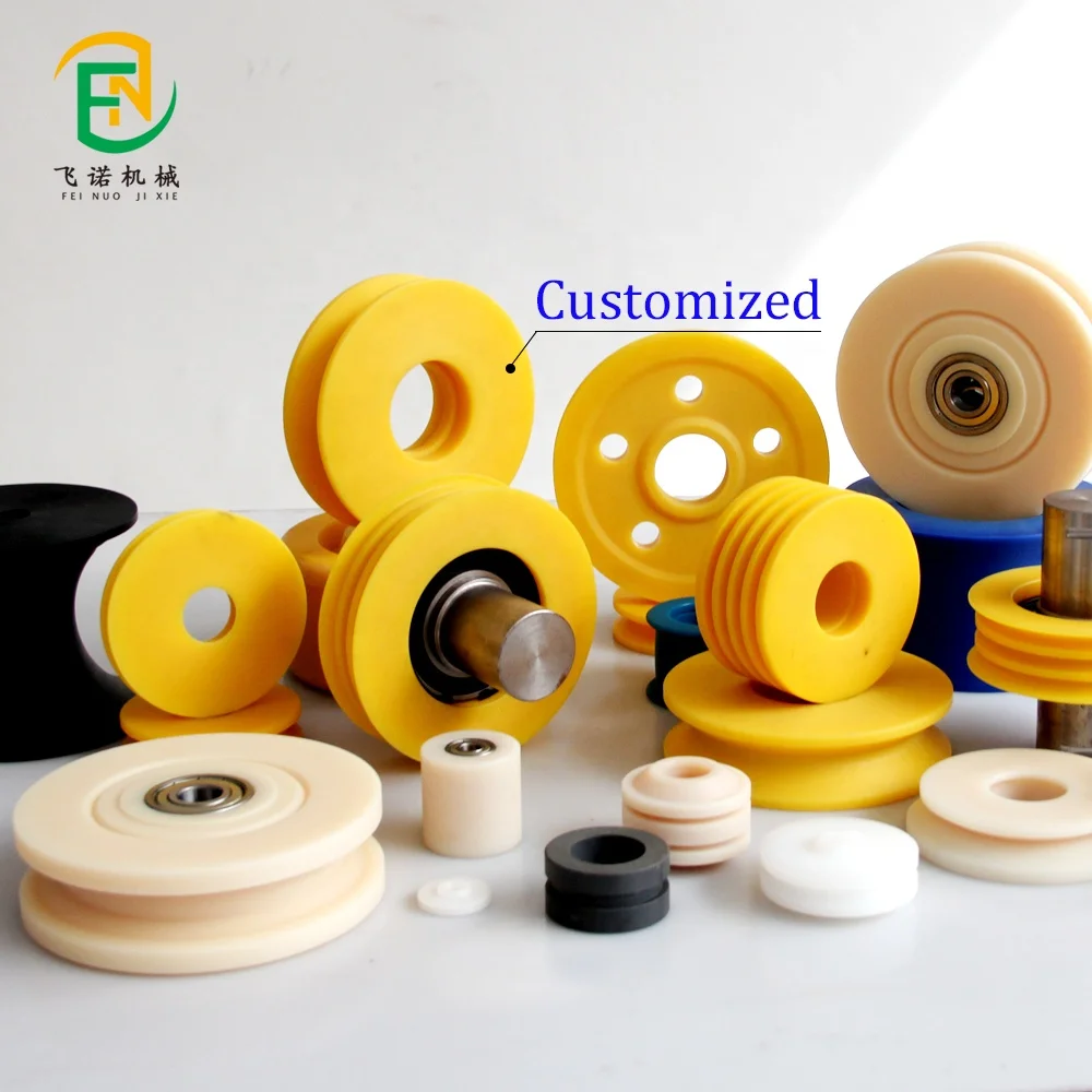 Customize different specifications  colors bearings  block wire rope colorful plastic  nylon pulleys