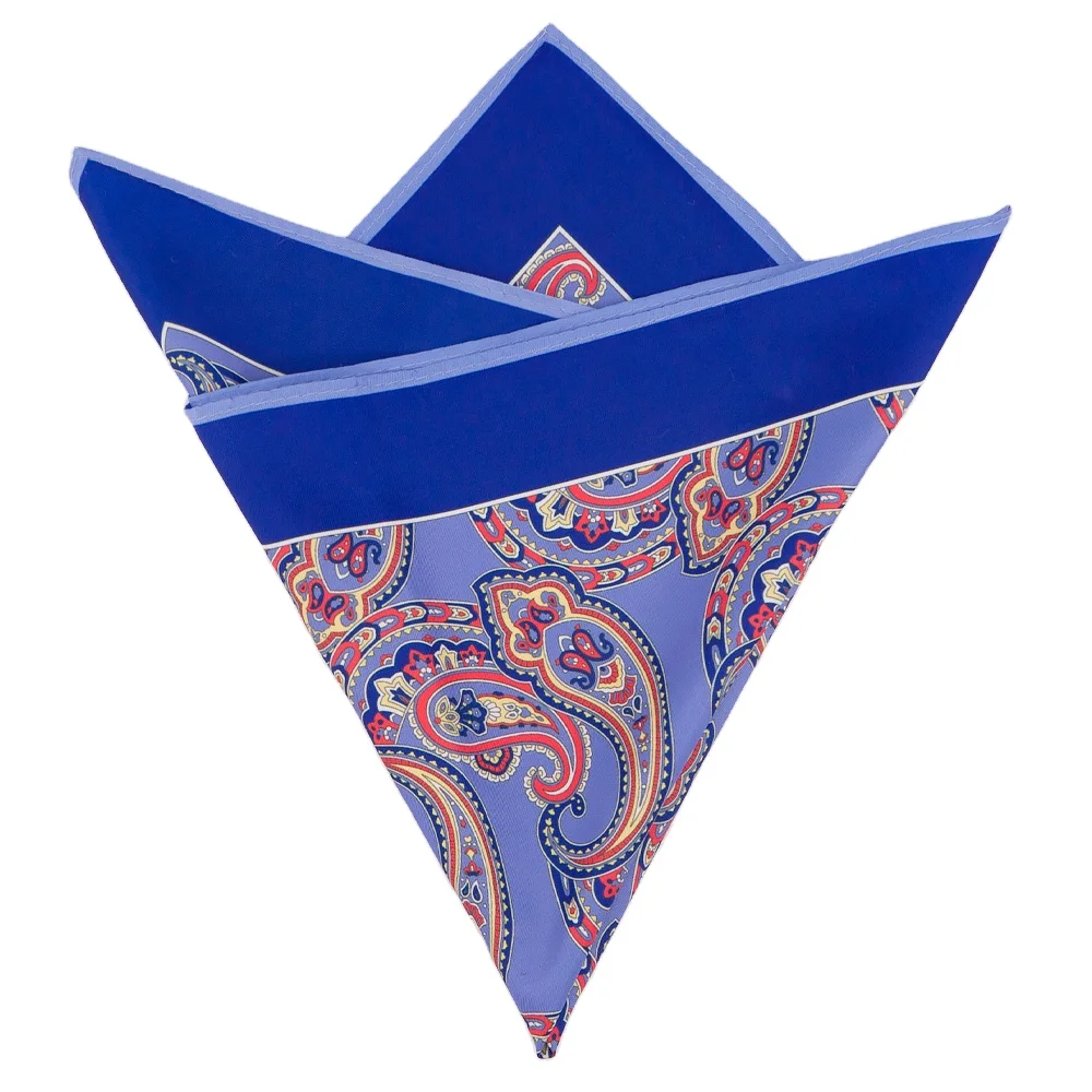 Manxiang Custom Men Handmade 100% Pure Organic Silk Square Pocket