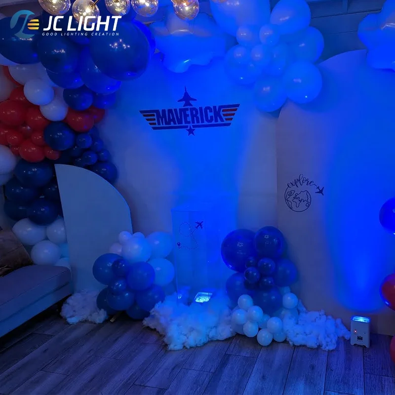 6in1 6x18w Wifi Wireless Dmx Led Par 18w Led Wireless Par Can Stage Lights