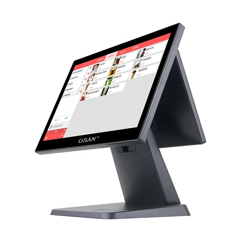Factory Wholesale All In One Capacitive Dual Screen Pos Systems Restaurant Pos Terminal For Sale