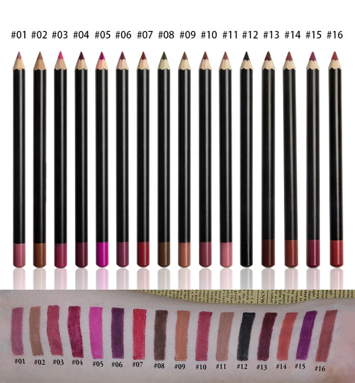 Custom Lip Liner Pencil Private Label High Pigment Matte Waterproof Lip Liner