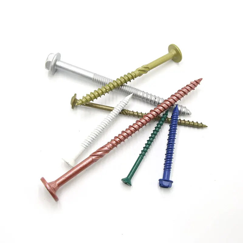 Stainless Steel Simpson Hexagonl Head,  Countersunk Head Plastic Anchors For Concrete Screws