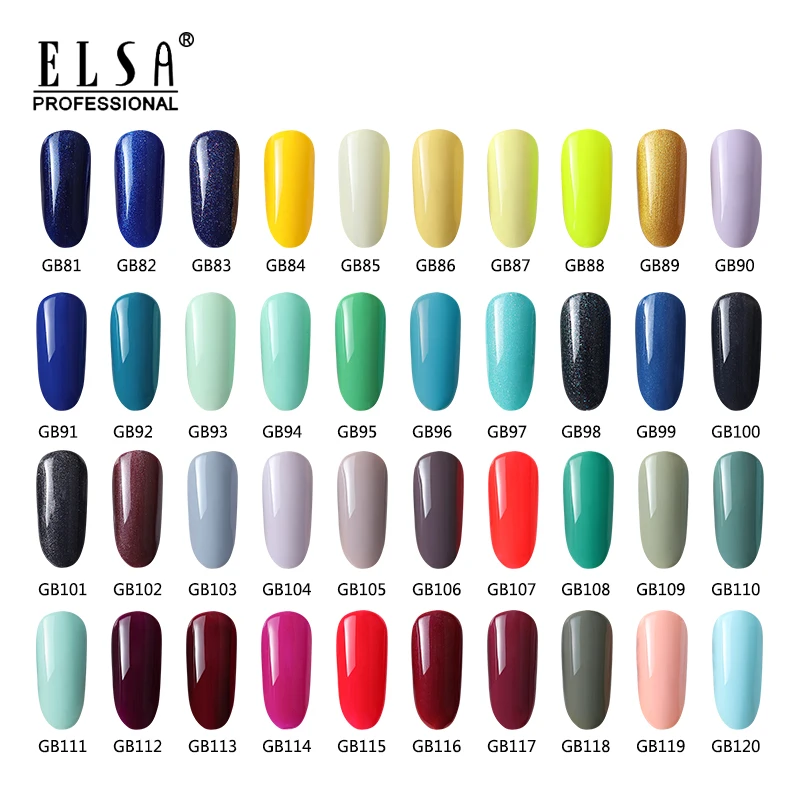
ELSA hot sale 8ml nail beauty uv gel polish ship from RU stock 