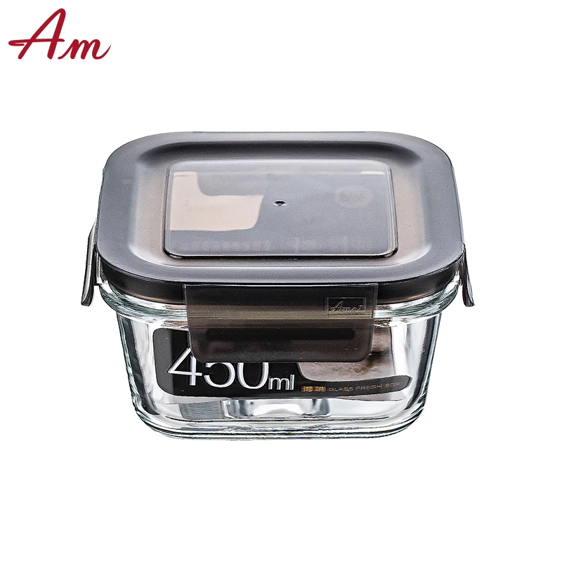 
Hot sales Microwave Oven Safe glass food container leakproof bento lunch box meal prep storage food container 