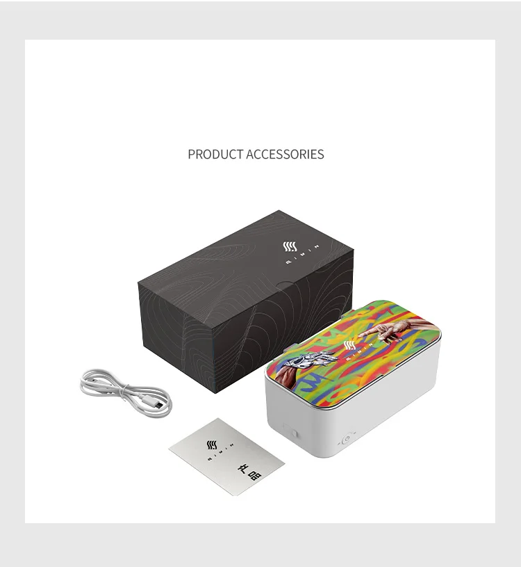 Portable Rechargeable Cosmetic Contact USB Household Ultrasonic Contact Lenses White Jewelry Watch Glasses Digital Private Label