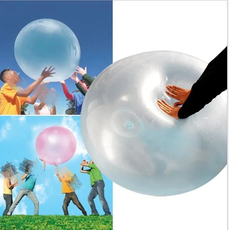 Water bubble ball Bola de burbuja de agua transparente TPR bolas de goma inflables grandes increibles llenas de agua Balloon toy