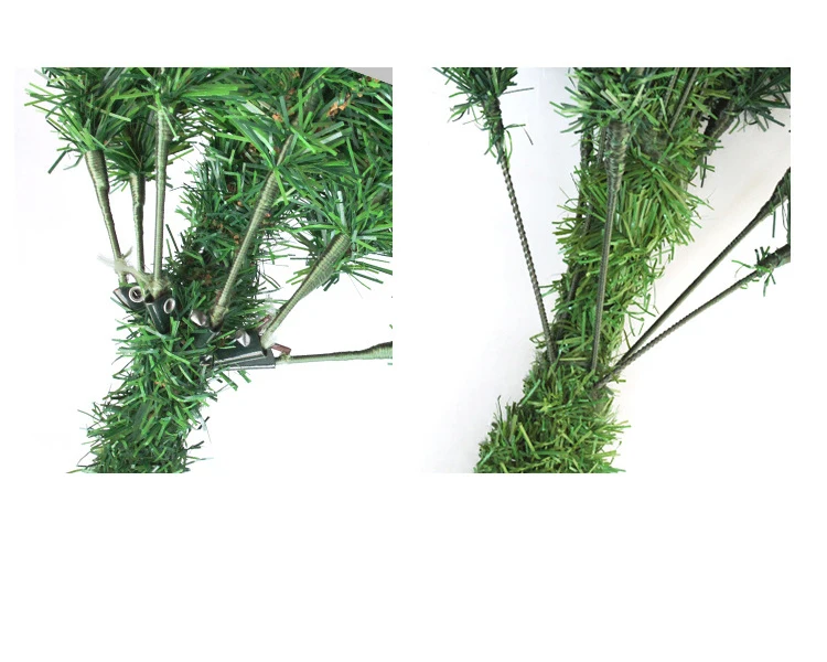 
Slim PVC artificial christmas decoration xmas christmas tree with pine cone 