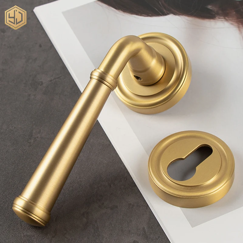 American Style Good Quality  Brass Locks Handle Used On The Wooden  Door Of the Villa