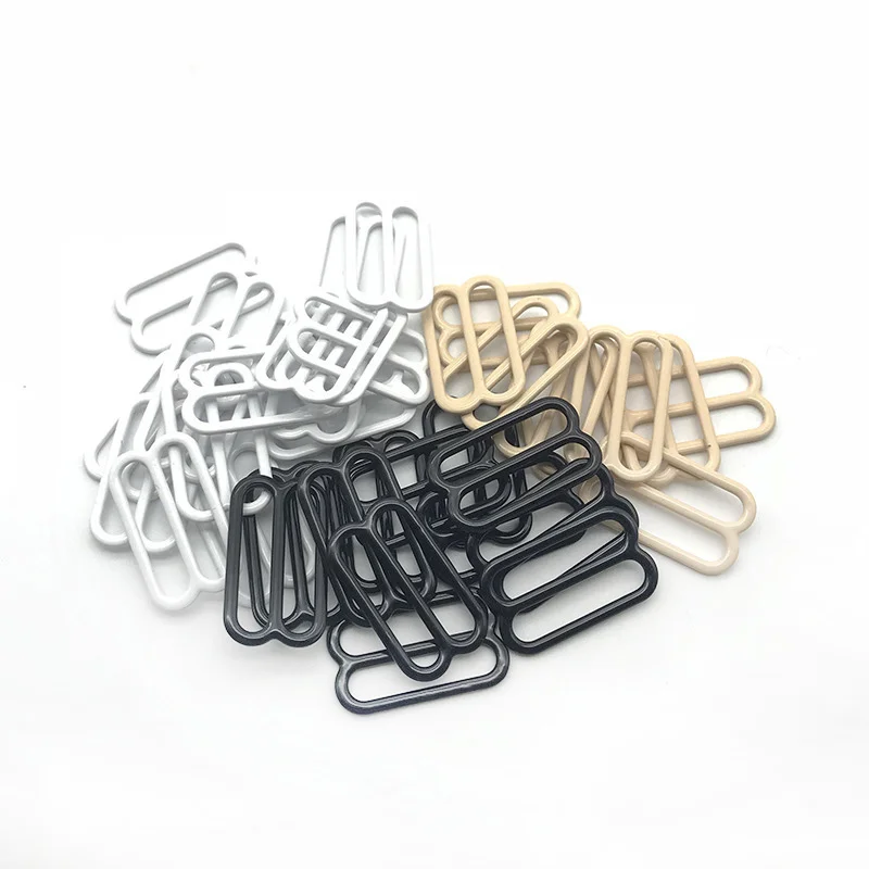 Metal ring slider hook bra heart buckle of alloy heart buckle