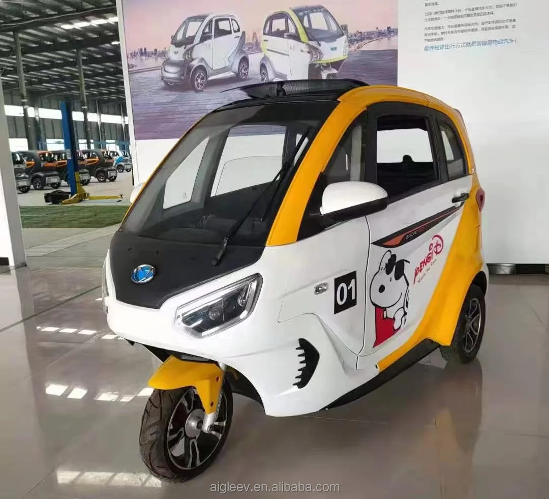 Chinese Eec Mini Electric Tricycle Fully Enclosed Electric Vehicle For Adults Mobility Scooter