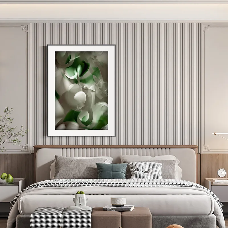 Modern Simple Entrance Porch Decorative Painting Abstract Art Bedroom Bedside Hanging Painting Dining Room Wall Mural