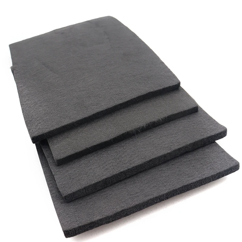 3mm 5mm 10mm High Temp Welding Blanket Fireproof Carbon Felt Pan Based Carbon Fiber Soft Graphite Felt