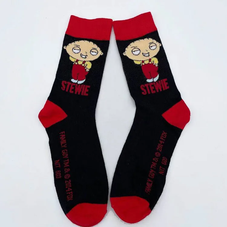 
 Funny tube socks wholesale trendy polo socks cute cartoon graphic sock for men  