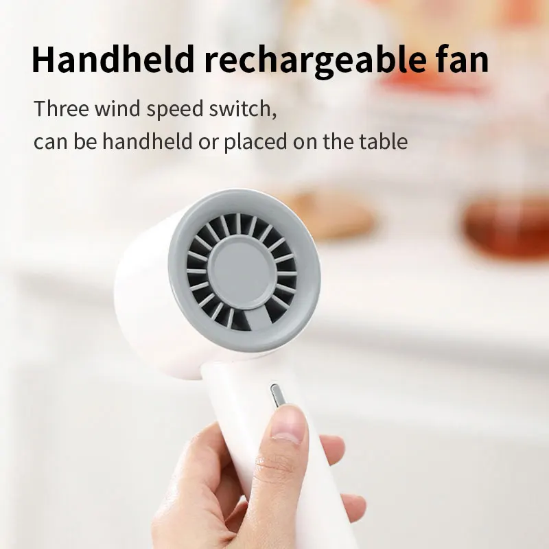Hot Sales 3 Speed Handheld Portable Electric Fan Summer Air Cooling Outdoor Rechargeable Personal Mini Hand Fan
