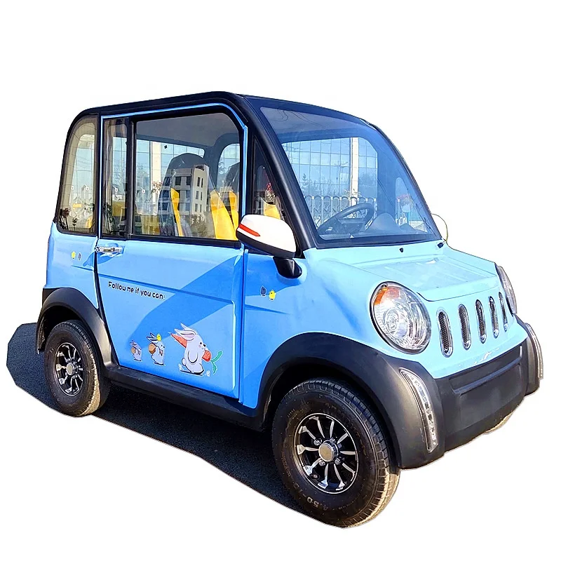 New electric Small 4 wheel best price made in china small cars low speed electric vehicle With Air Condition Electric car