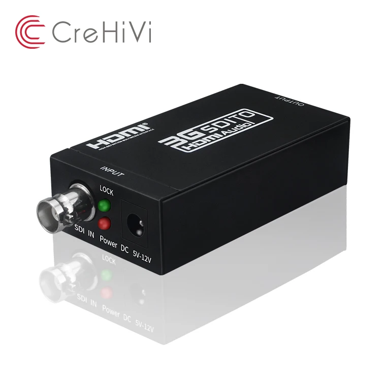 HDTV BNC output 1080P 3G-SDI 100m transmit HDMI to SDI video converter for CCTV camera