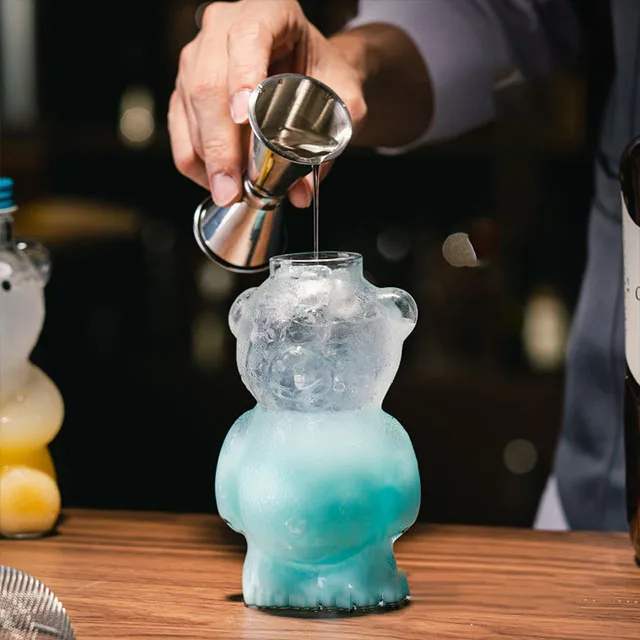 Wholesale Custom logo modern Thickened transparent vampire straw Glassware for Business gifts Christmas gift wine glasses