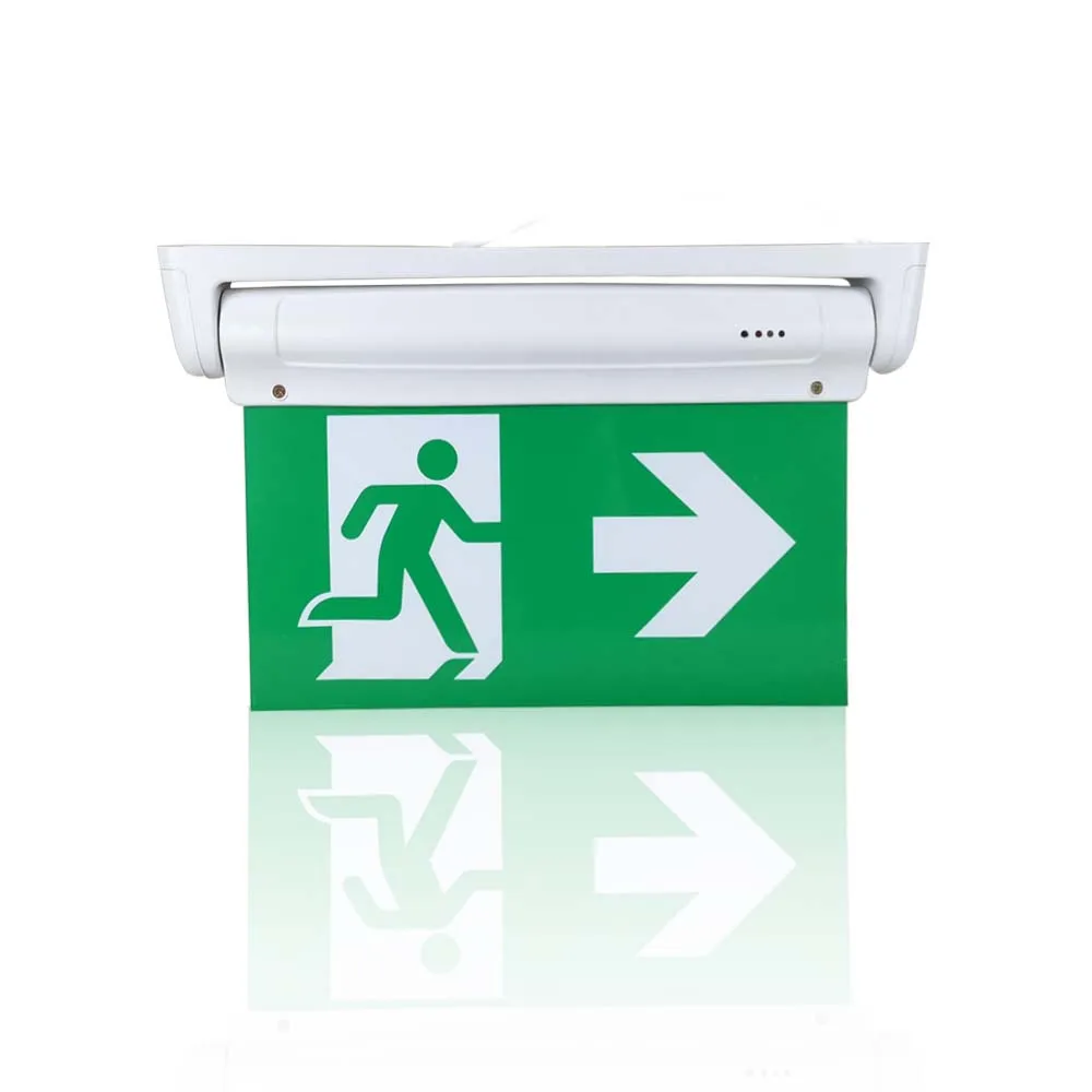 Ceiling Mounted Wall Mounted Running Man LED Fire Emergency Exit Sign Light