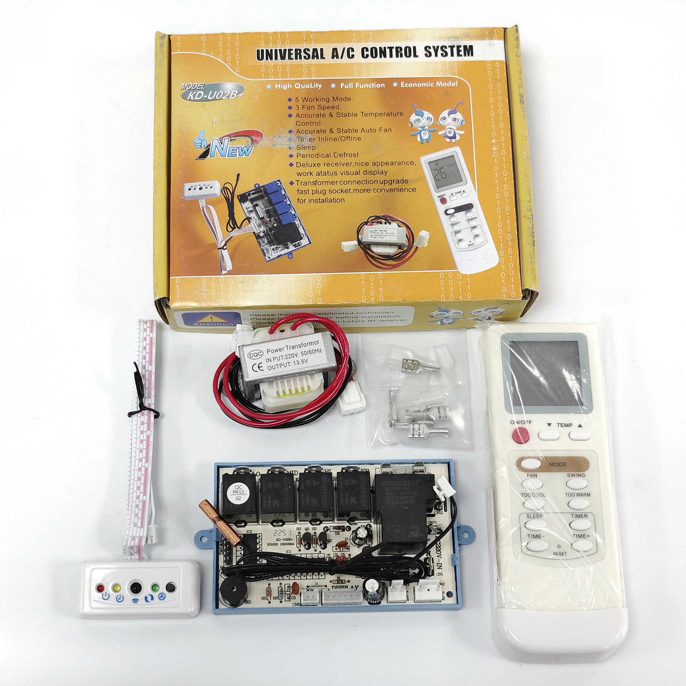 Universal Air conditioner control system remote kits QD-U02B+ U02B 02B
