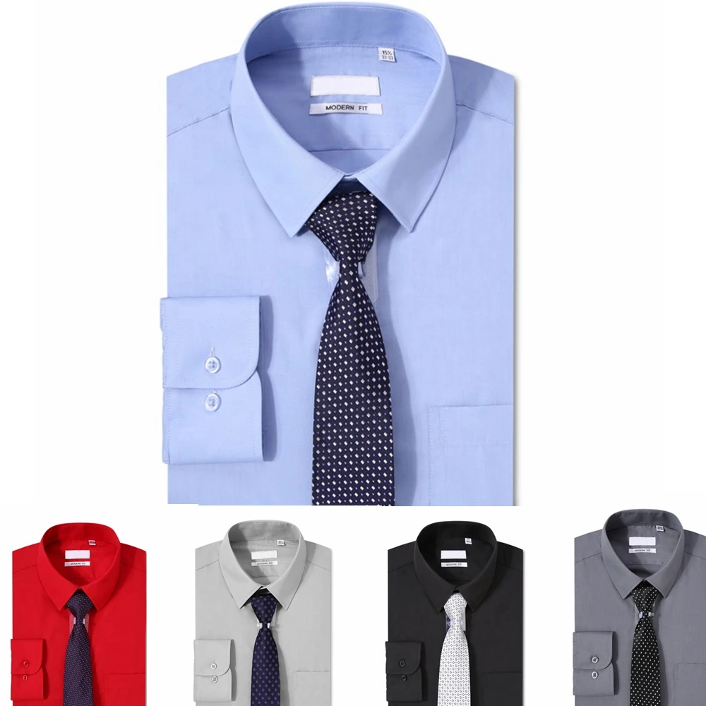 OEM мужские высокого качества хлопковые голубые рубашки с длинным рукавом