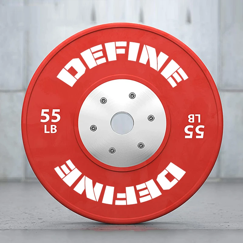 DEFINE-SPORTS Powerlifting  Competition Rubber Bumper  change Weight Plates