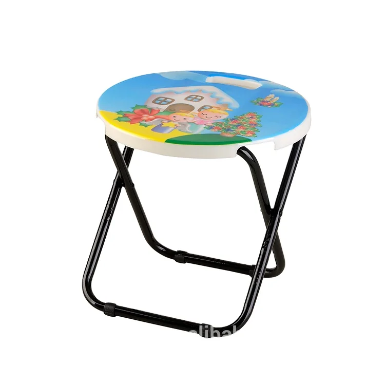 
Multi-color metal colorful design home furniture Folding Baby Bath Chair stainless steel stool folding chair 