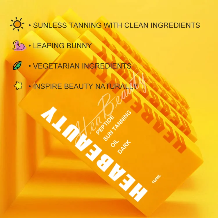 All Natural Fast Dark Tan Luxury T0anning Oil Shea Butter Sun Tanning Oil Body Tanning Oil Drops