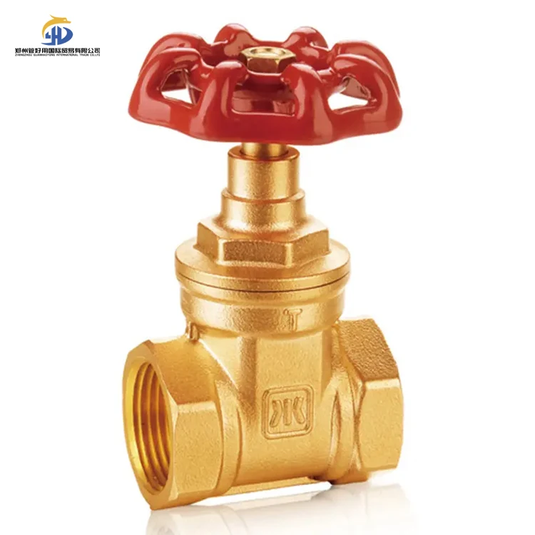 2 Inch Manual Water Valve Female Thread Long Body Non-rising Stem Copper/Brass Gate Valve