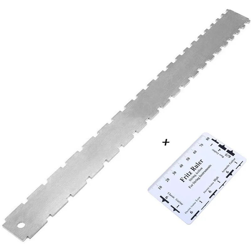 Factory Sale  Luthiers Tool with Guitar Neck Notched Straight Edge String Action Ruler Gauge
