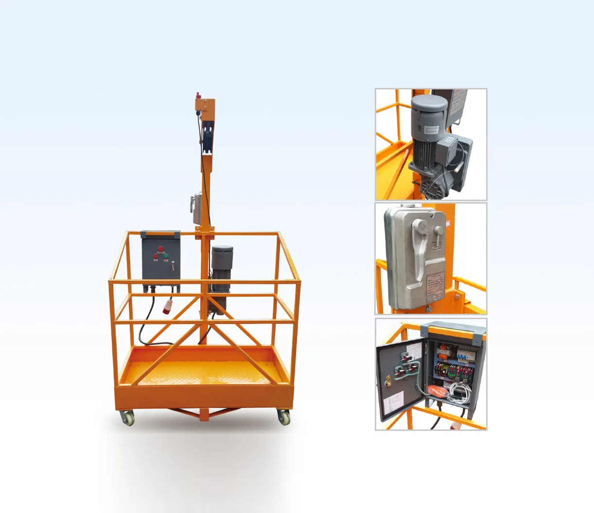 Electric Power Material Lift Suspended Platform Swing Stage Cradle Window Cleaning Suspended Platform