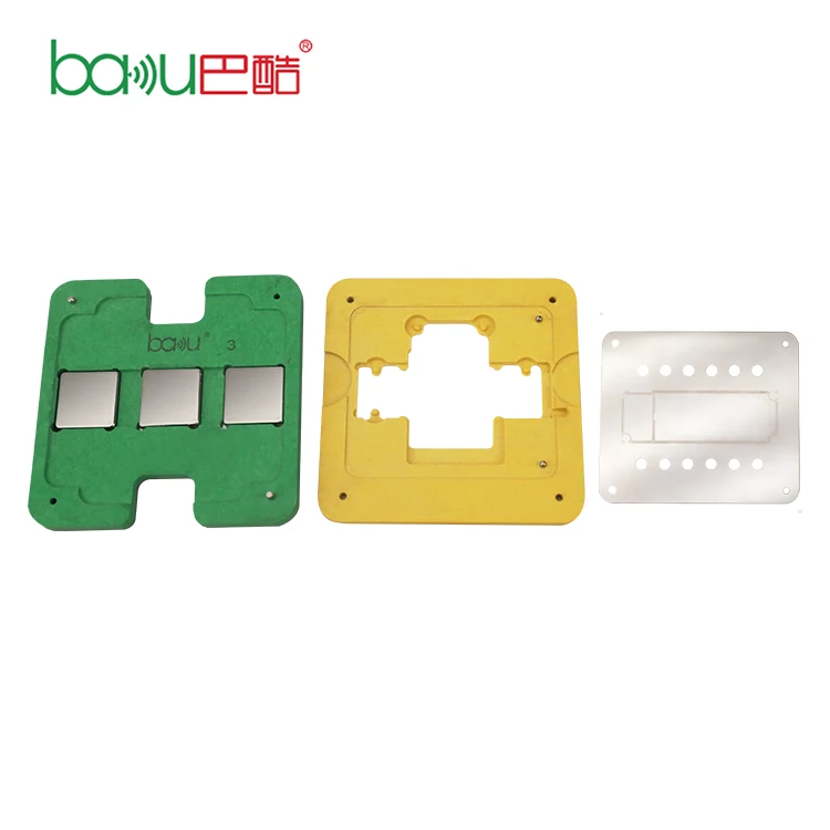 BAKU Middle layer reballing stencil holder A11 bga solder ball paste machine plate universal rework station tool