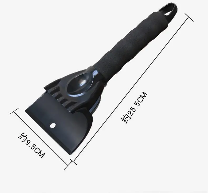 Зимняя Автомобильная пластиковая лопата для снега, подметания, удаления льда