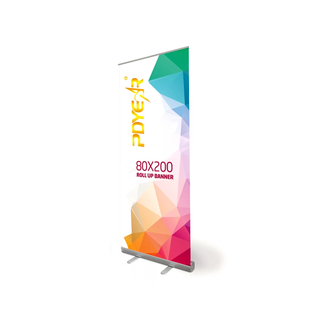 Custom 80x200 mini digital Roll Up Banner Stand Roll Up Retractable Banner with Stand