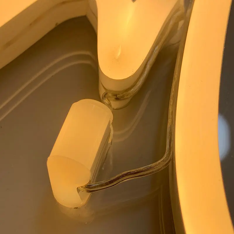 Бесплатный дизайн модные светодиодные буквы Пользовательский логотип акриловая задняя панель Гибкая реклама неоновая световая вывеска любовь поставщик