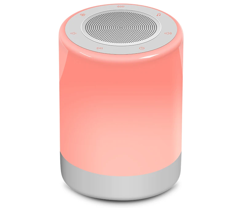 wholesale led touch night lamp white noise machine home sleep theatre system portable night light led white noise sleep machine