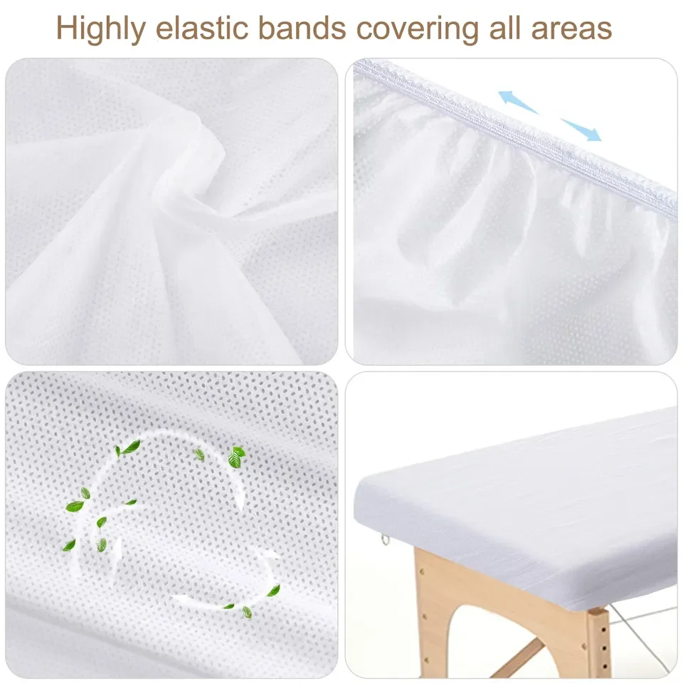 Disposable Bed Pads Nonwoven Fitted Sheets Massage Table Medical Examination Tattoo Waxing Medical Bed Covers
