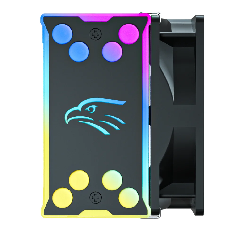 SNOWMAN Hot Sales 4 Heat Pipes CPU Cooler ARGB 4 Pin PWM PC Cooler CPU LGA 1700 1366 1200 2011 115X  AM5 AM4 CPU Fan Cooler