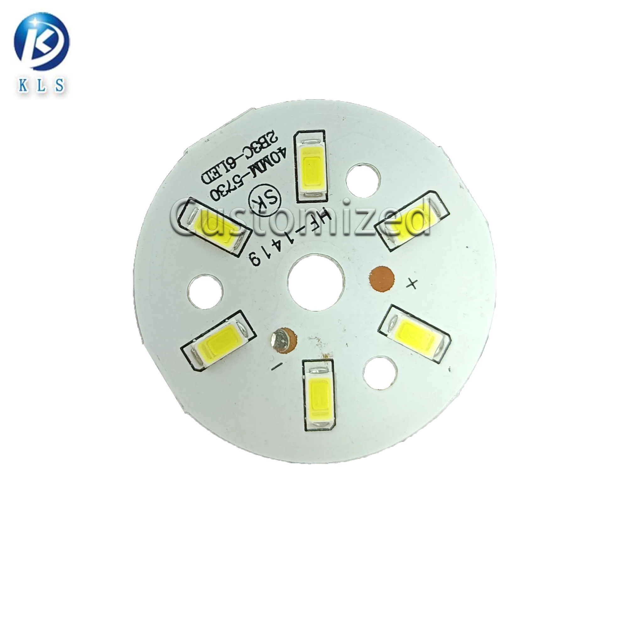 Customized LED PCB manufacturer SMD 5730 2835 5W 7W 220v Round Aluminum Led Bulb Circuit Board
