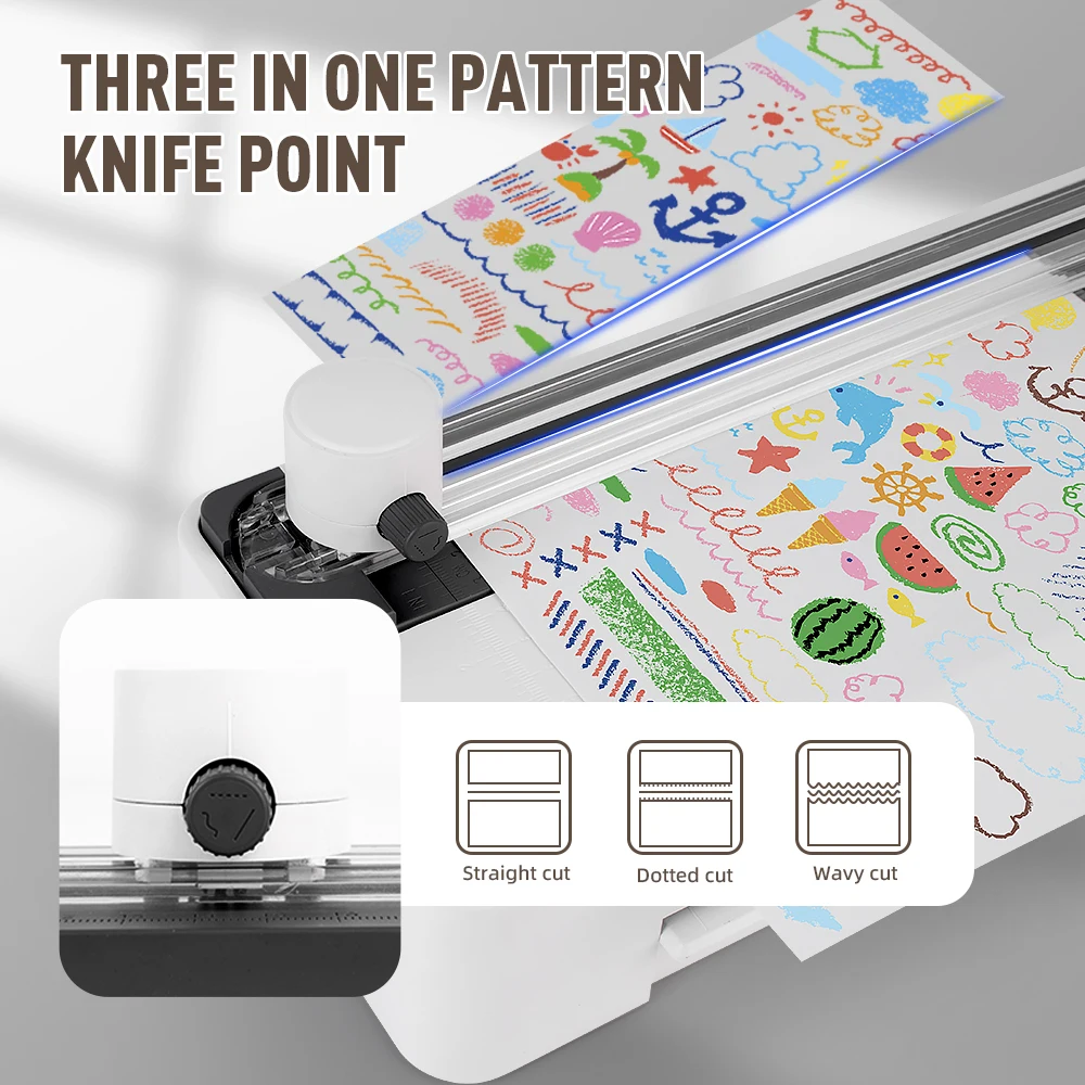 Zequan 7 in 1 Automatic Photo Laminator New Style A4 photo Cold Hot Laminating Machines for Documents Paper Laminator