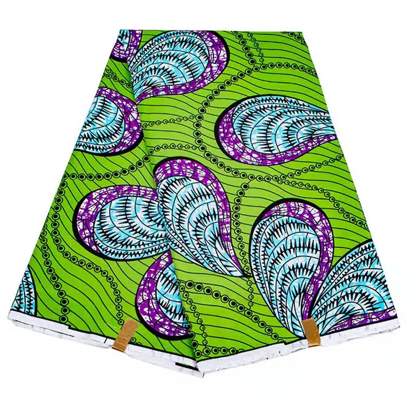 Wholesale New Hot Cheap Stocklot 100% Polyester African Wax Prints Cotton Fabric Batik Indonesia