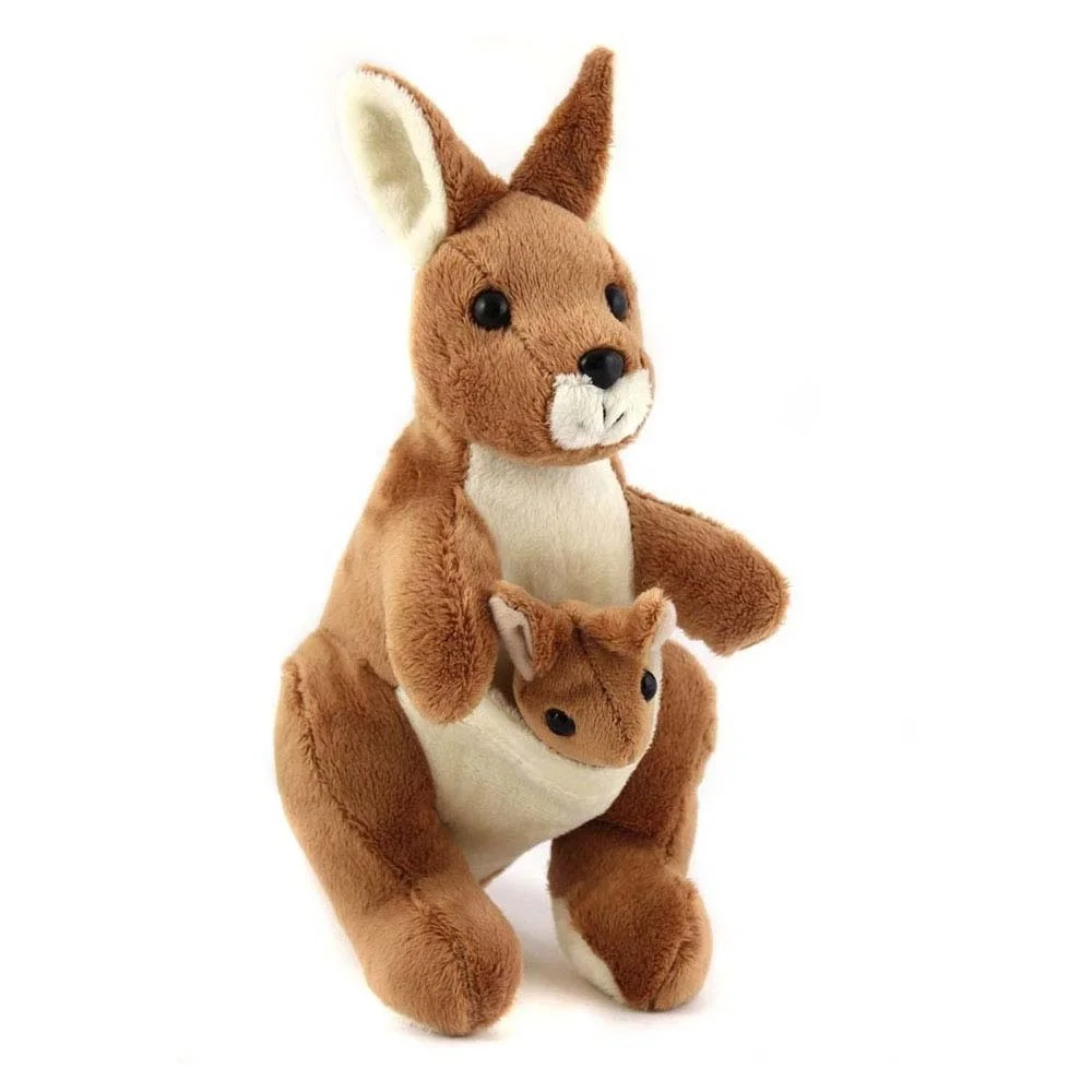 Customized Cute Kangaroo Stuffed Animal With Baby Plush Toys for Kids Birthday Gifts Toy