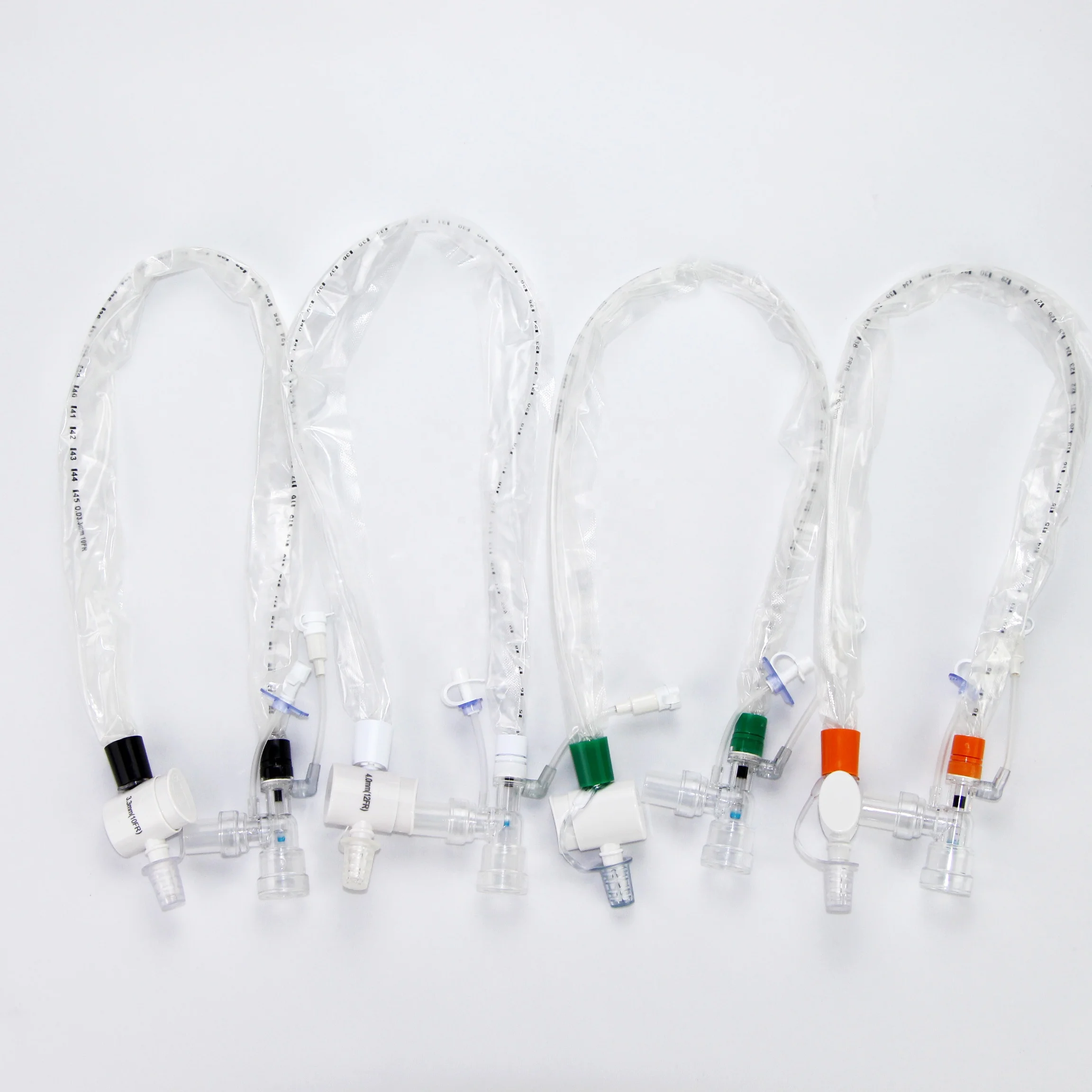 24h L-Type Closed Suction Catheter With MDI Port Disposable Closed suction System