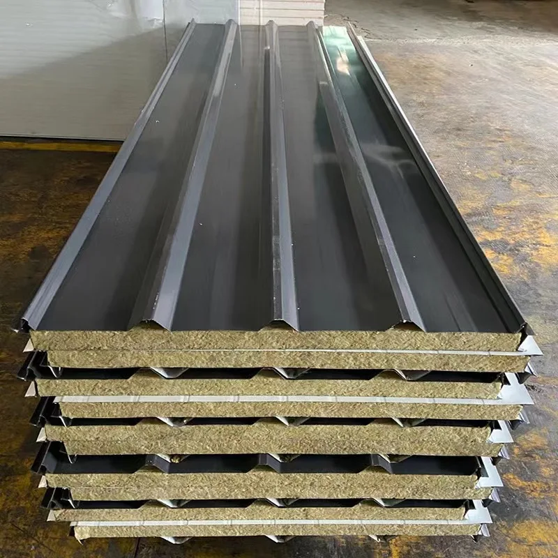 50mm Modern MgO Magnesium Oxide Board Eps Sandwich Panel for Warehouse Walls Sip Wall Panels with Metal and Foam Core Material