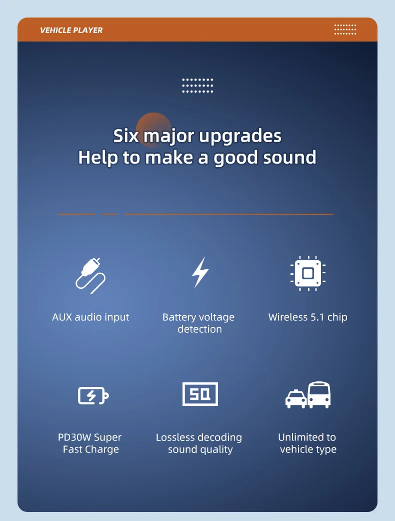Автомобильный MP3-плеер FM-передатчик PD30W Быстрая зарядка + 2.4A автомобильный Bluetooth hands-free AUX воспроизведение автомобильное зарядное устройство