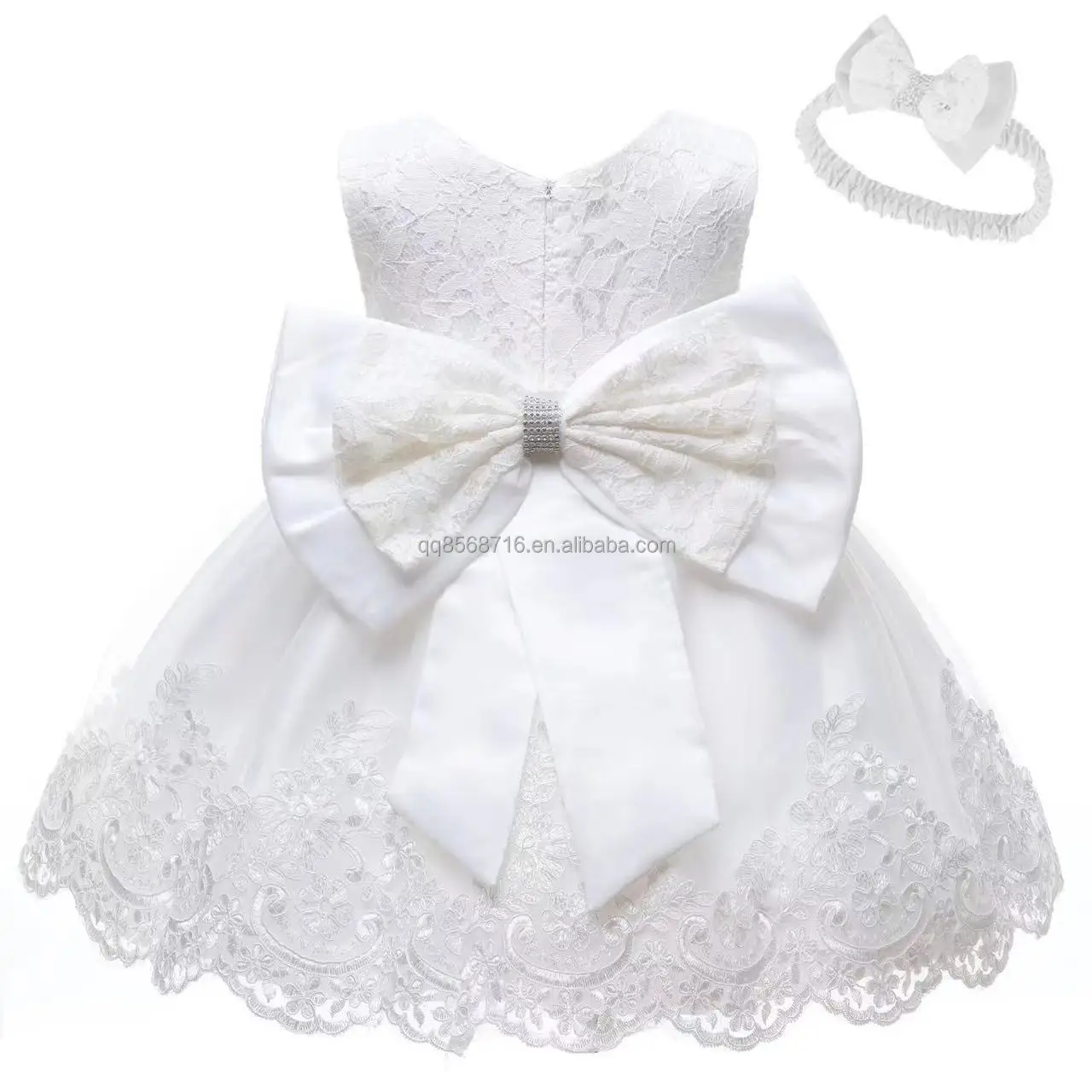 Girl Dress Princess Skirt 2023 New Satin Lace Patchwork Color Dress Children Summer Short Ball Gown OEM Chiffon Floral Printed