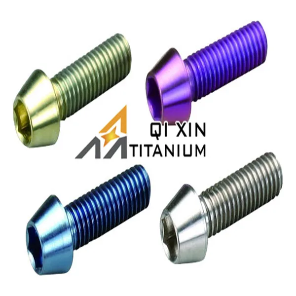High Quality Customized gr5 Titanium bolts screws for motorcycle