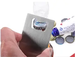 Рекламный плоский штопор из нержавеющей стали